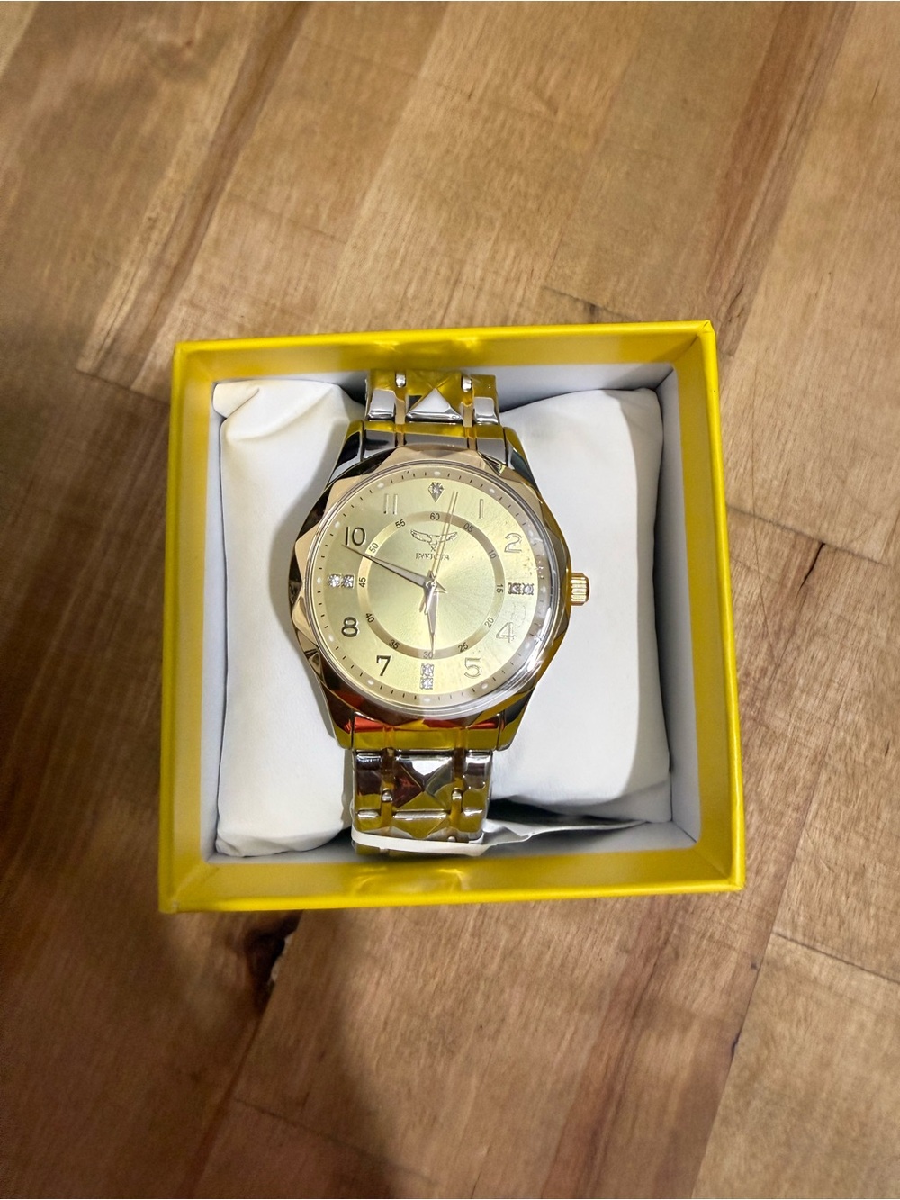Invicta Specialty Gold Men's Stainless Steel Dress Watch